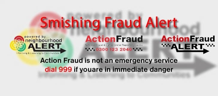 Smishing Fraud Alert